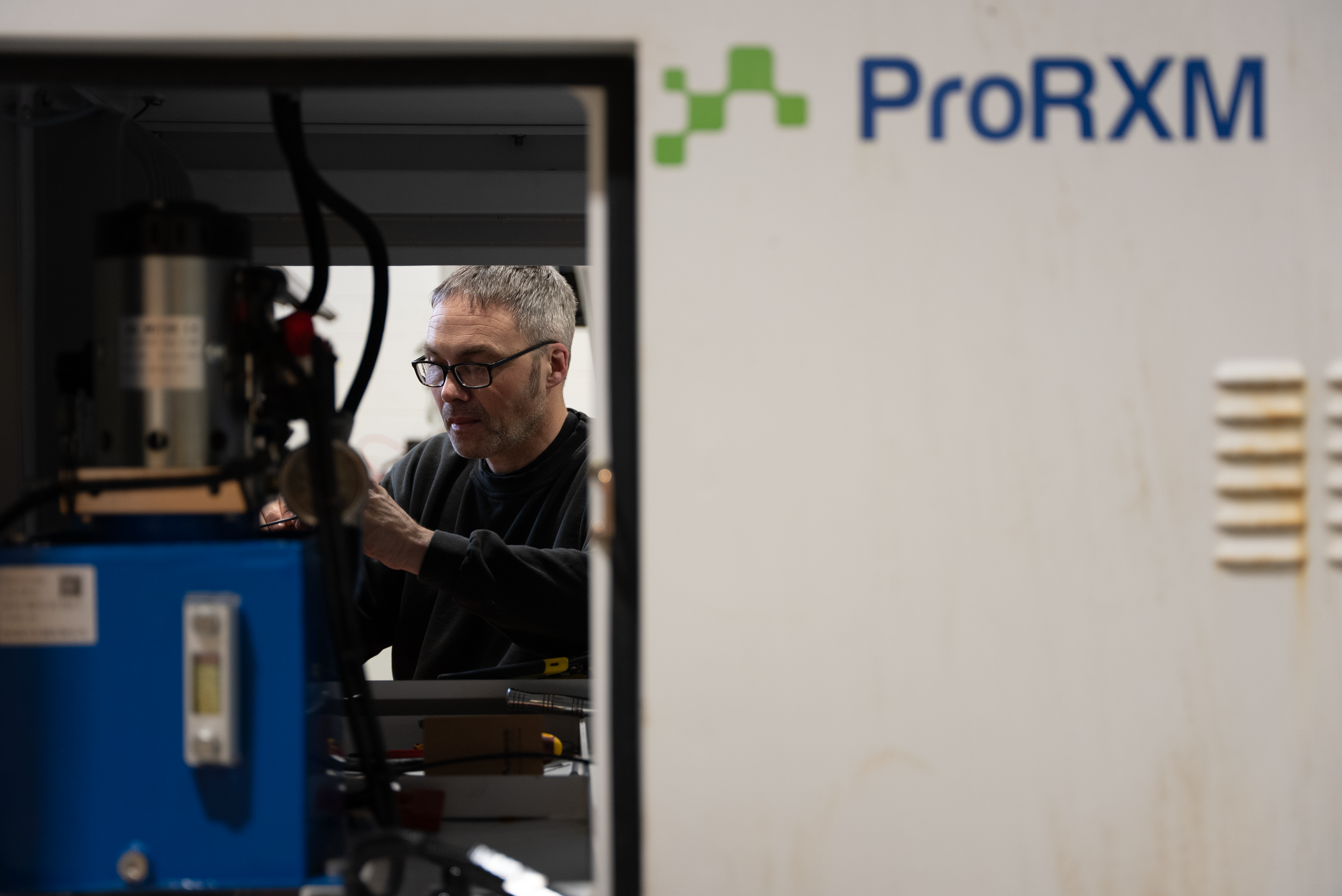 Chris Padgett working on ProRXM