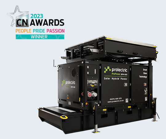 Construction News Awards Winners Carbon Reduction Champion' And ProPower Solar Battery Power System Three Phase