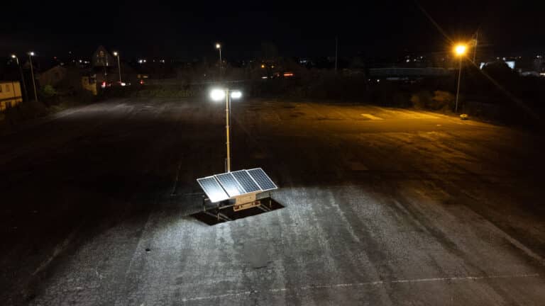 Prolight deployed at night car park