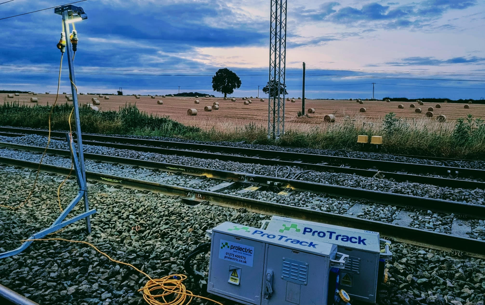 Protrack on rail project countryside