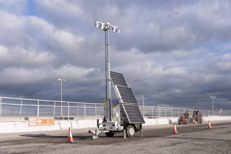 Prolectric ProRXM Solar Tower Light Highways [Day]