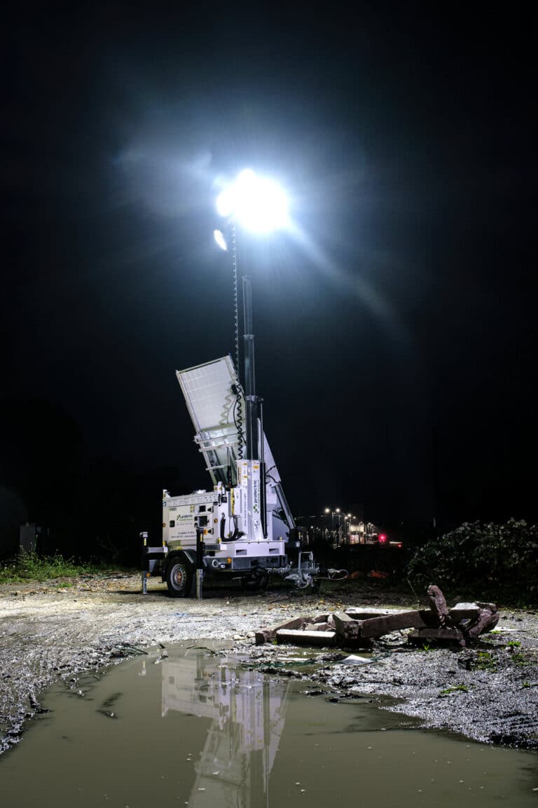 ProRXM Hybrid on site at night