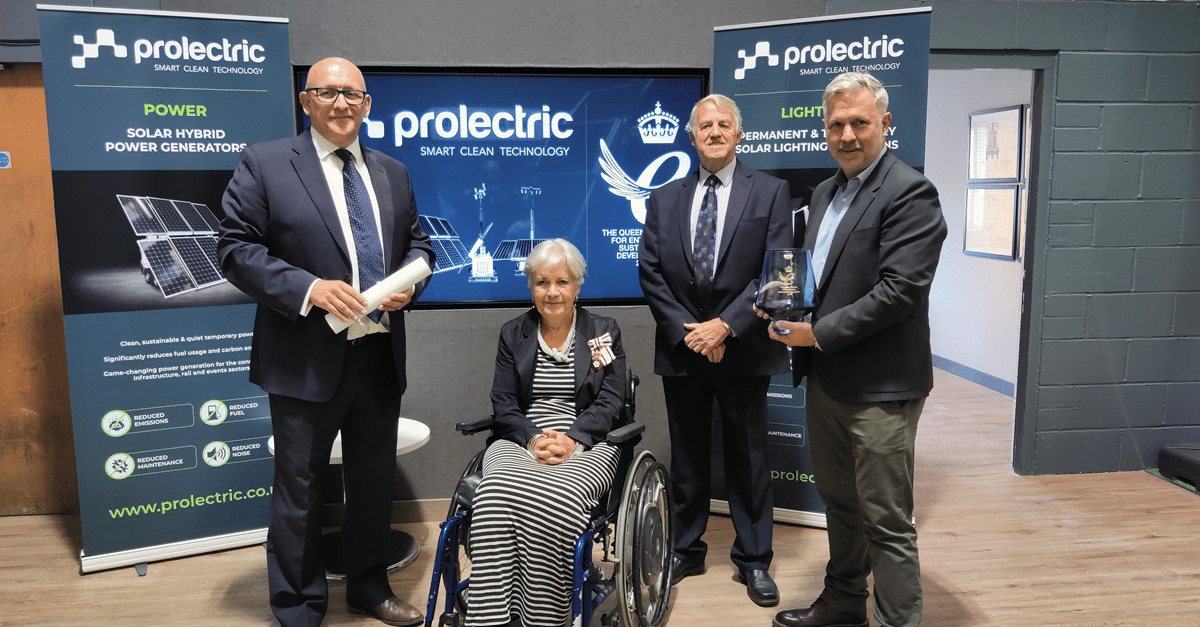 Prolectric Presented With Queen's Award By Lord Lieutenant Of Somerset