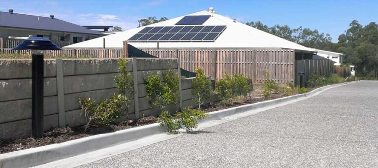 Solar Bollard SR installed on residential site
