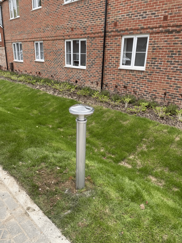 Prolectric Permanent Street Lighting Bollard Installation
