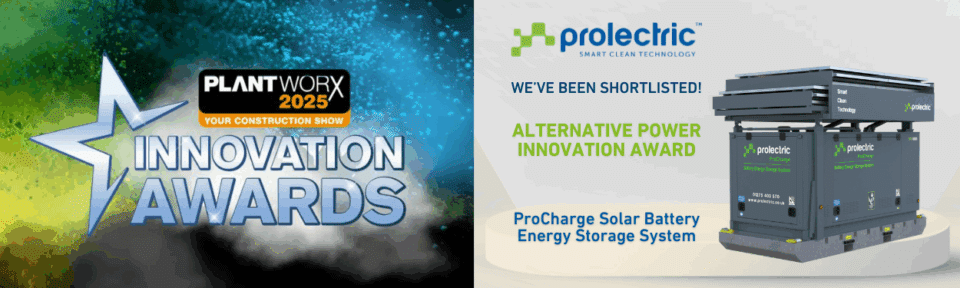 Prolectric Shortlisted for Plantworx 2025 Innovation Award for Alternative Power Plantworx Award nomination